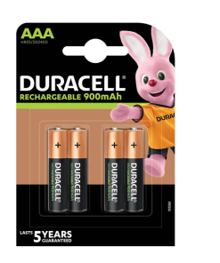 Duracell Rechargeable AAA 900mAh