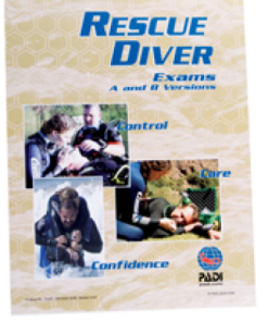 Rescue Diver Exam - English 1 pcs.