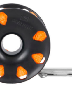 Dive Rite Reel -Finger Spool 120' Orange Line