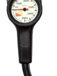 Dive Rite SPG Mini Tech 2" w/ Hose & Boot PSI