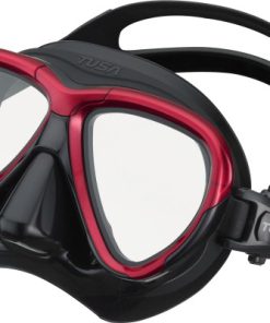 Intega Mask Black - Metallic Dark Red
