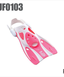 Strap Snorkel Fin Compact Kids Pink S
