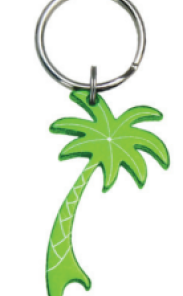 Key Chain -Palm Tree Bottle Opener