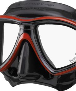 Ceos Mask Black - Metallic Dark Red