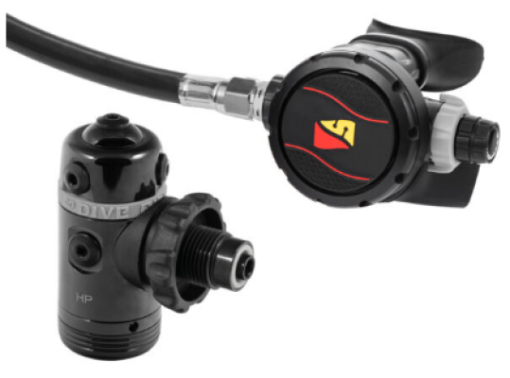 Regulator XT1/ XT2 w/ 28"  Braided Hose - DIN