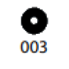 O-ring 003 HP swivel