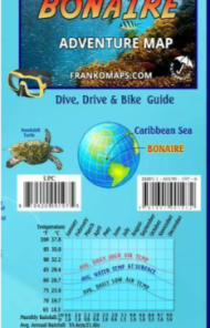 Islandmap Folded;  Bonaire Guide