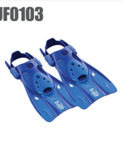 Strap Snorkel Fin Compact Kids Blue S