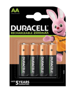 Duracell Rechargeable AA 2500mAh
