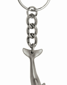 Pewter Keychain - DOLPHIN