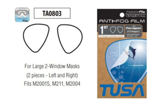 Freedom Film Anti Fog 2WL (2 Window Mask Large)