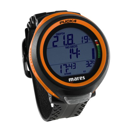 Mares Dive Computer Puck 4 Black/ Orange
