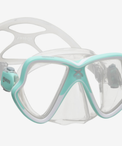 Mares X-Vision Mask Mid 2.0 Clear - Aqua/White