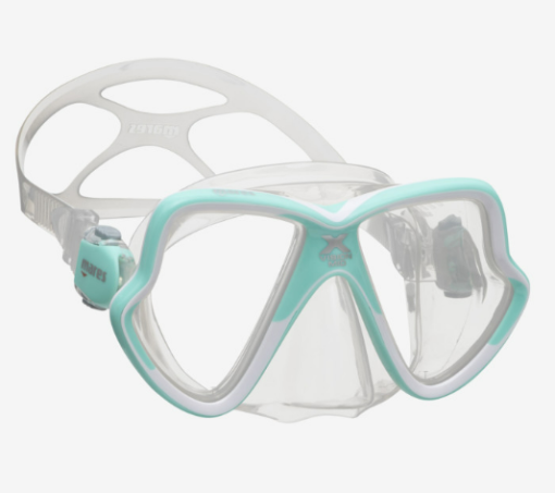 Mares X-Vision Mask Mid 2.0 Clear - Aqua/White