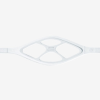 Mares Mask Strap Liquidskin - White