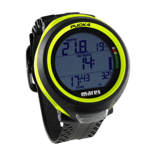 Mares Dive Computer Puck 4 Black/ Yellow
