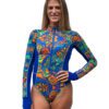 Swimsuit Long Sleeve Mandarinfish XL
