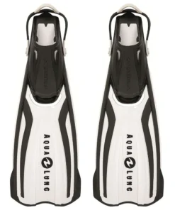 Amika Strap Snorkel Fin White Medium