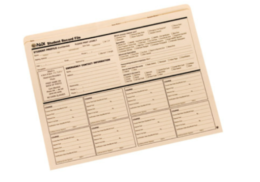 Student Record File - English