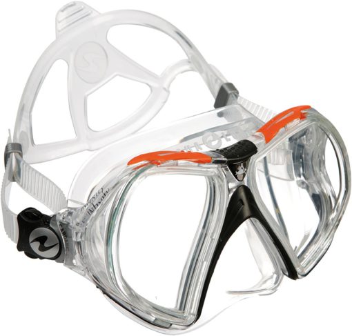 Infinity mask clear/orange