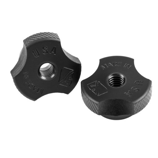 Delrin Scalloped Thumbwheel 5/16 - 18 Thread (set 2pcs)