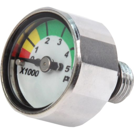 Pony bottle gauge PSI