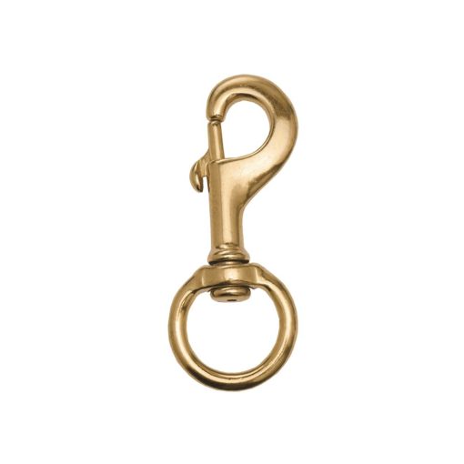 Brass swivel snap bolt 4-5/8""