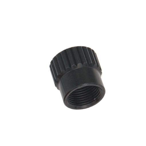 Aluminum Regulator Din Cap - Black
