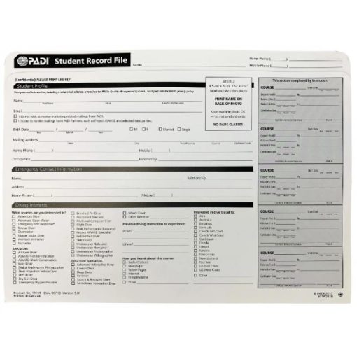 Student Record File - Spanish