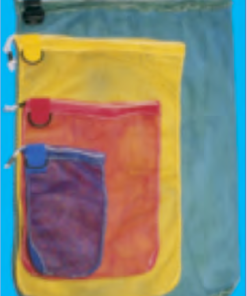 XL Bag Green with Drawstring & D-ring