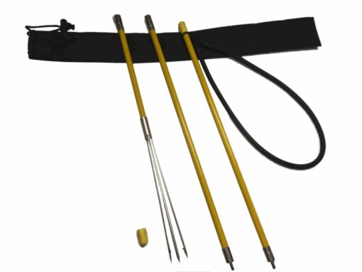 3pcs Aluminum Travel Spear with 6mm tip