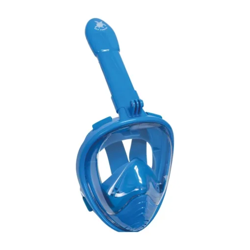 Full Face Mask Sea Turtle Kids Blue