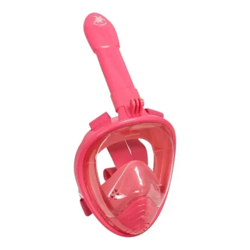 Full Face Mask Sea Turtle Kids Pink