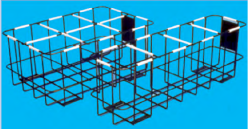 Wire Tank Rack (6 Tank) 17 3/8" x 25 7/8" x 11 3/16" 13 LBS