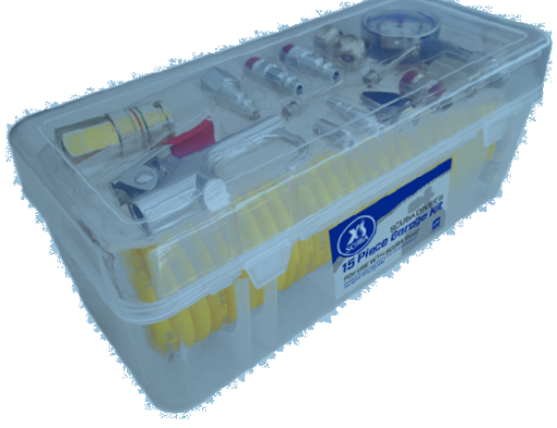 15pcs Garage Kit for Scuba Divers