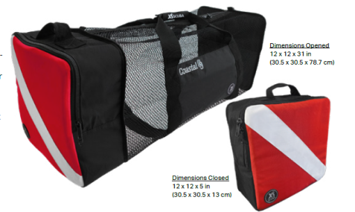 Coastal Convertible Duffel Mesh Bag + Regulator Bag