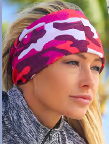 FACE SHIELD with Pink Camo imprint